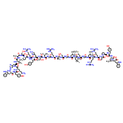 Neuropeptide W-30 (rat) trifluoroacetate salt Structure