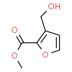 2-Furancarboxylic acid, 3-(hydroxymethyl)-, methyl ester (9CI) Structure