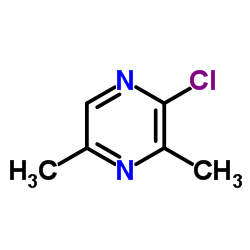 2-氯-3,5-二甲基吡嗪结构式