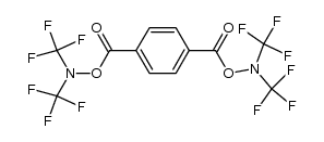 O,O'-terephthaloylbis(N,N-bis(trifluoromethyl)hydroxylamine) Structure