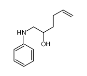 1-anilinohex-5-en-2-ol Structure