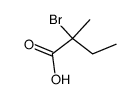 2-Bromo-2-methylbutyric acid Structure