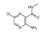 3-amino-6-chloro-pyrazine-2-carboxylic acid methylamide Structure