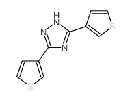 3,5-dithiophen-3-yl-1H-1,2,4-triazole Structure