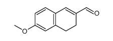 3,4-dihydro-6-methoxy-2-naphthalenecarboxaldehyde结构式