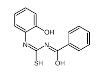 1-Benzoyl-3-(2-hydroxyphenyl)thiourea Structure