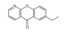7-乙基-5-氧代-5H-[1]苯并吡喃并[2,3-b]吡啶结构式
