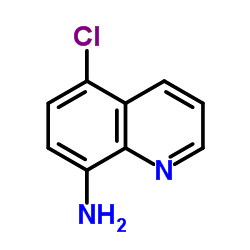 8-氨基-5-氯喹啉结构式