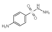 Benzenesulfonicacid, 4-amino-, hydrazide结构式