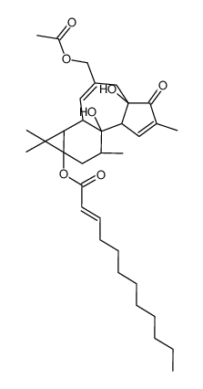 12-Deoxy-phorbol,20-acetate-13-dodecenoate Structure