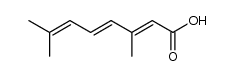 3,7-dimethyl-octa-2,4,6-trienoic acid结构式