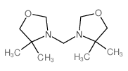 Oxazolidine,3,3'-methylenebis[4,4-dimethyl- Structure