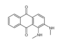 1,2-bis(methylamino)anthracene-9,10-dione结构式