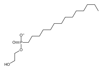 2-hydroxyethoxy(tetradecyl)phosphinate Structure