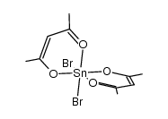 tin(IV) bis(acetylacetonate) dibromide Structure