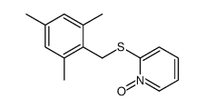 1-oxido-2-[(2,4,6-trimethylphenyl)methylsulfanyl]pyridin-1-ium结构式
