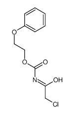 2-phenoxyethyl N-(2-chloroacetyl)carbamate结构式