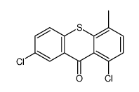 1,7-dichloro-4-methylthioxanthen-9-one Structure