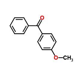 4-甲氧基二苯甲酮结构式