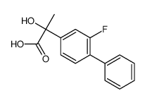 2-(2-氟-[1,1'-联苯]-4-基)-2-羟基丙酸结构式