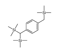 trimethyl-[trimethylsilyl-[4-(trimethylsilylmethyl)phenyl]methyl]silane结构式