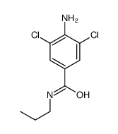 4-Amino-3,5-dichloro-N-propylbenzamide Structure