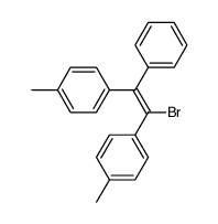 (E)-1-bromo-2-phenyl-1,2-di(p-tolyl)ethene结构式