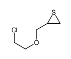 2-(2-chloroethoxymethyl)thiirane结构式