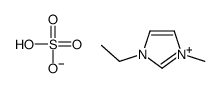 1-乙基-3-甲基咪唑硫酸氢盐结构式
