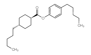4-戊基苯基-4-戊基环己酸酯结构式