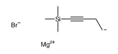magnesium,but-1-ynyl(trimethyl)silane,bromide Structure