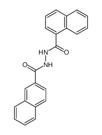 N-[1]naphthoyl-N'-[2]naphthoyl-hydrazine Structure