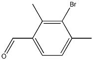3-bromo-2,4-dimethylbenzaldehyde Structure