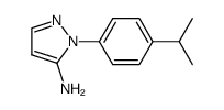 2-(4-isopropyl-phenyl)-2H-pyrazol-3-ylamine Structure