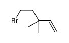 5-bromo-3,3-dimethylpent-1-ene Structure
