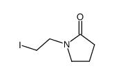 1-(2-iodoethyl)pyrrolidin-2-one结构式