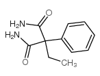 2-乙基-2-苯基丙二酰胺结构式