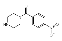 (4-硝基苯基)哌嗪-1-基-甲酮结构式