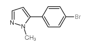 5-(4-溴苯基)-1-甲基-1H-吡唑结构式
