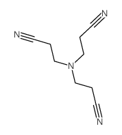 Propanenitrile,3,3',3''-nitrilotris- Structure