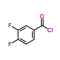 3,4-二氟苯甲酰氯结构式