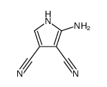2-amino-3,4-dicyanopyrrole Structure
