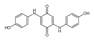 2,5-bis(4-hydroxyanilino)-1,4-benzoquinone结构式