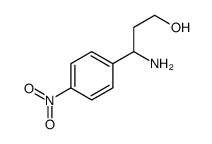 BENZENEPROPANOL, GAMMA-AMINO-4-NITRO-结构式