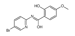 N-(5-bromopyridin-2-yl)-2-hydroxy-4-methoxybenzamide Structure
