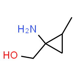Cyclopropanemethanol,1-amino-2-methyl-(9CI)结构式