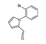 1-(2'-bromophenyl)-2-pyrrolealdehyde Structure