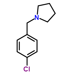 1-(4-氯苯甲基)吡咯烷结构式