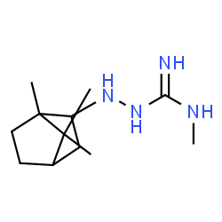 Guanidine, 1-(2-bornylamino)-3-methyl- (8CI)结构式