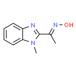 Ethanone, 1-(1-methyl-1H-benzimidazol-2-yl)-, oxime, (Z)- (9CI) Structure